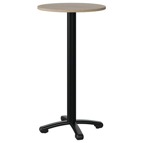 Mange-deb. Malibu Ã˜ 60cm Pc Strat Abs Chêne 1146/noir 9005