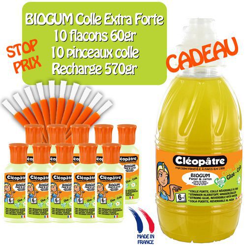 Biogum Ensemble De 10 Flacons