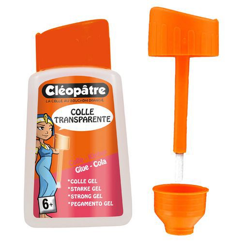 Flacon De Colle Liquide 80 Ml Avec Pinceau Cléopâtre