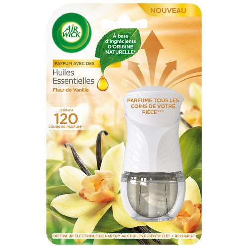 Diffuseur électrique avec recharge fleur de vanille -Airwick Diffuseur électrique avec recharge fleur de vanille -Airwick