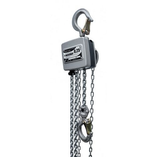 Hadef - Palan Manuel Aluminium ALUFLEX360/21 - 3000kg - 3m de Levée - Robuste et Fiable