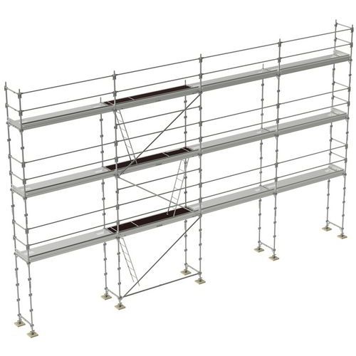 Échafaudage Acier R200 Medium 104m² - Structure Lisses