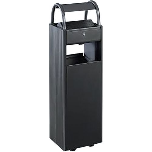 Cendrier/corbeille Sur Pied 6l/30l Kopa Gris Anthracite