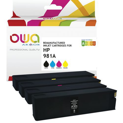 Hp 981a Cartouche D'encre Remanufacturée Noir