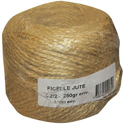 Ficelle Jute 0.8/2 Bobine De 250gr