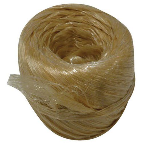 Raphia Synthetique Beige Pelote 100gr 40m Env. Cavalier