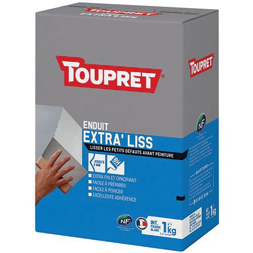 Enduit Lissage Intérieur Poudre 1kg Blanc