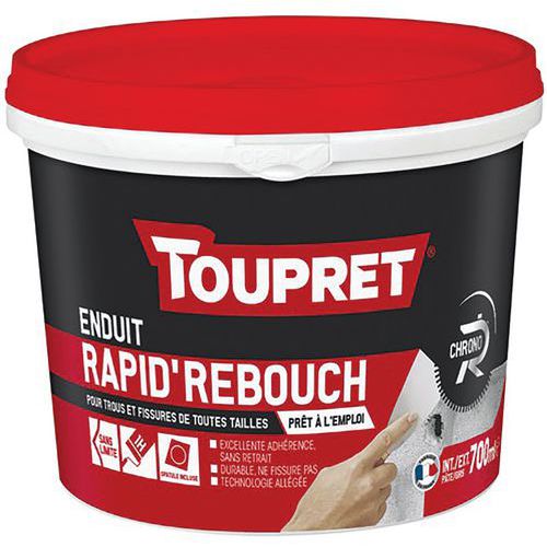 Enduit Rebouchage Pate Rapide Gris Pour Intérieur Extérieur