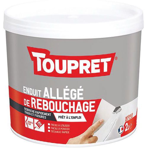 Enduit Allégé De Rebouchage Intérieur 2 Litres