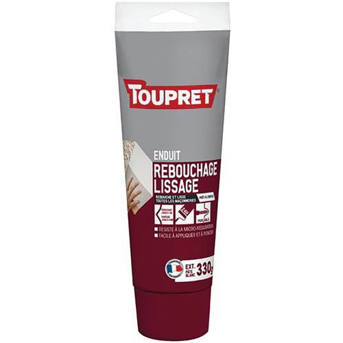 Enduit de rebouchage en pâte Façade TOUPRET blanc 1 kg