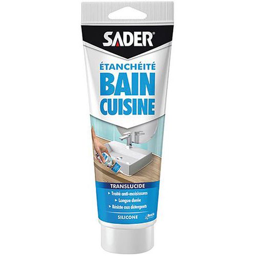 Mastic Bain/cuisine Silicone Translucide 200ml