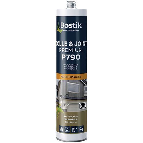 Mastic Colle Et Joint Premium P790 Noir Cartouche 300ml