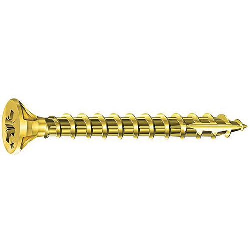 Vis Rocket Minivybac Pozidriv Tête Fraisée 4.5x25mm X35