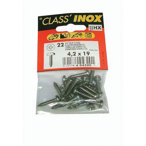 Vis Tôle Tc Pozi Inox 4.8x16 X18