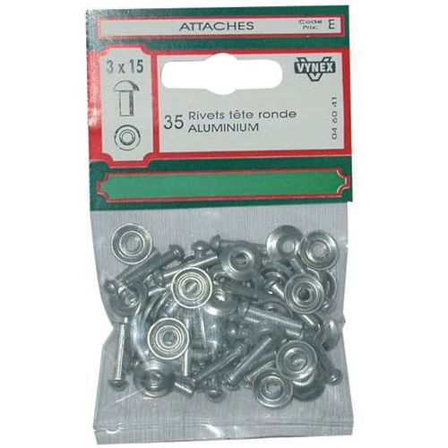 Rivet T.r. Alu 3x15 X35