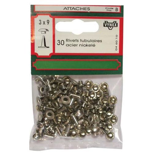 Rivet Tubulaire Nickelé 4x12 Sc X15