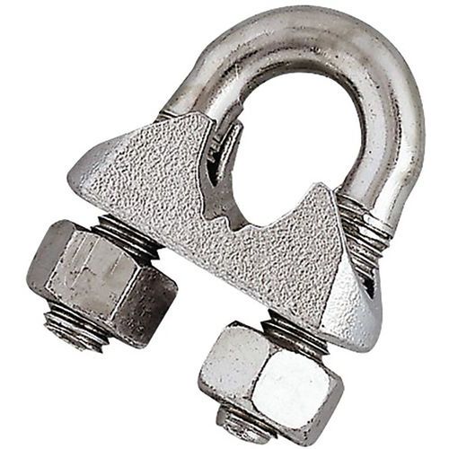 Serre Câble Ã‰trier Acier Zingué Ã˜10mm Blister 1