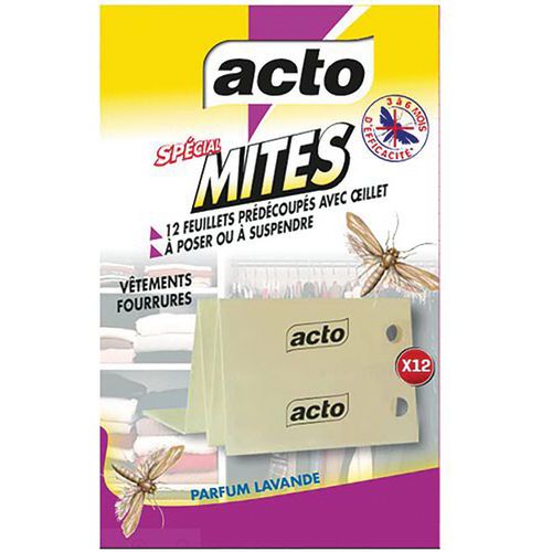 Acto Feuillets Mites Textiles Sachet De 10