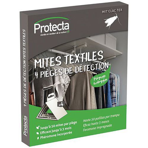 Mit'clac Antimite Textile 4 Pieges