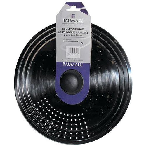 Couvercle Passoire Multi-degrés 22/24/26cm