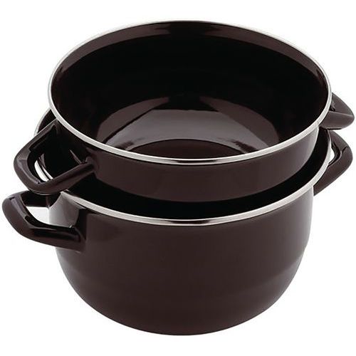 Marmite à Moules Ã‰mail D.18 Noire