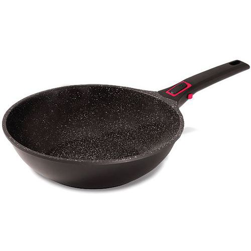 Poêle Wok Ã˜28cm + Manche Granit Pro Noir