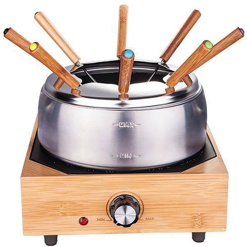 Service à Fondue Happy 8 Personnes Bambou