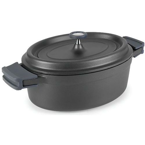 Cocotte Noire Ovale Alu Fondu 26 X 20 Cm Fundicion