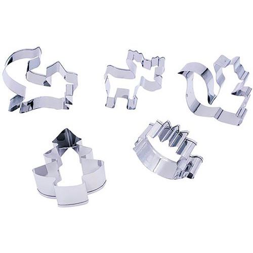 Découpoirs En Inox Thème De La Foret X5