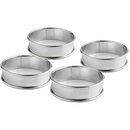 Lot De 4 Cercles à Tartelettes D.8cm