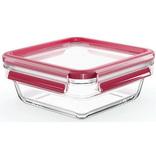 Boite Clip Close Carre 08l Rouge