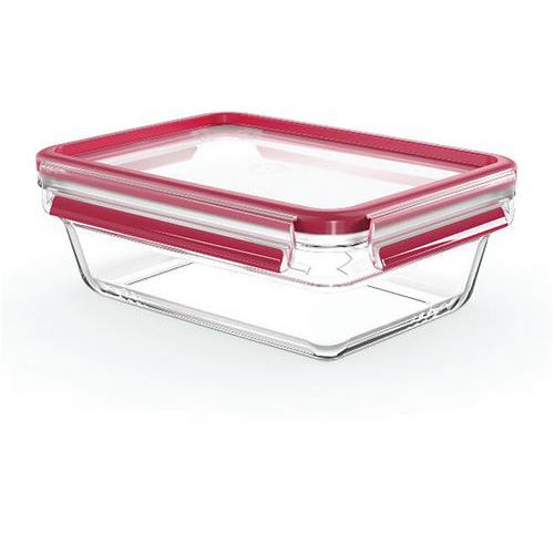 Boite Clip Close Rectangle 13l Rouge