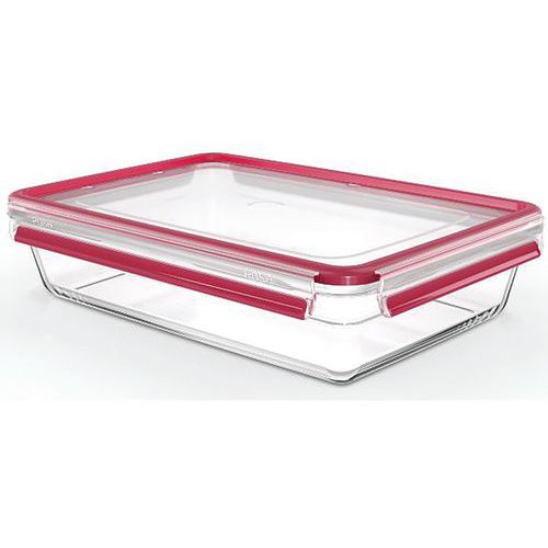 Boite Clip Close Rectangle 3l Rouge