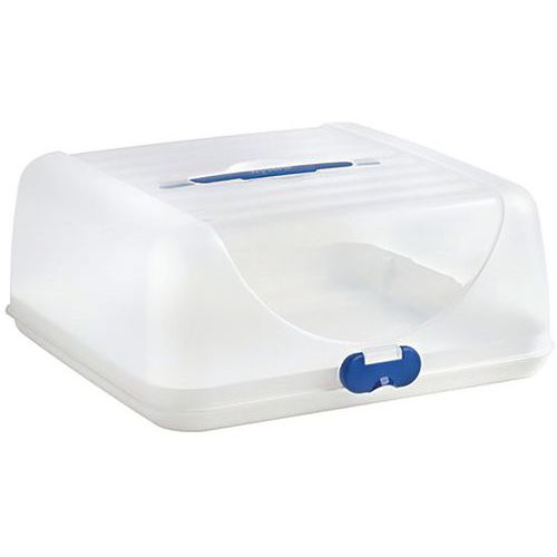 Boite Consevation Blanc/bleu Superline 36x35cm