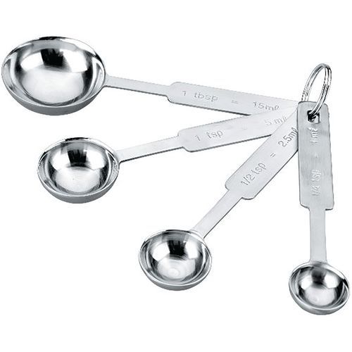 Cuillères Doseuses Jeu De 4: 1ml 2.5ml 5ml 15ml Inox