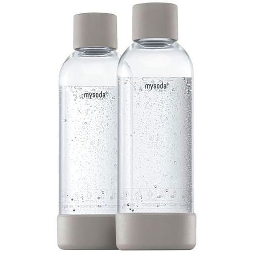 Bouteille 1l Pet Et Bio Composite Terre Cendrée Lot De 2