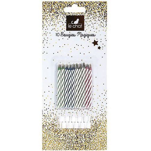 Bougie Magique X10 +10 Bobèches