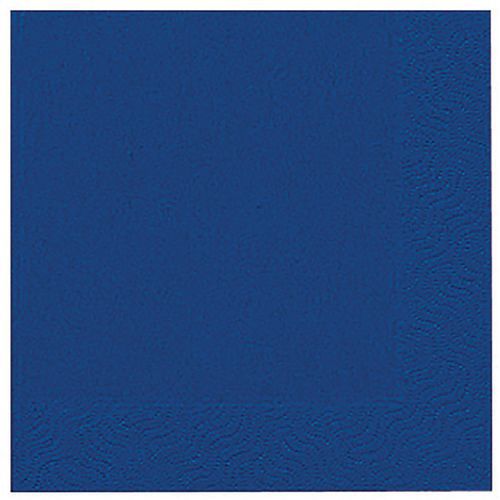 Serviette Oueat 33x33cm 3 Plis X20 Bleu Foncé