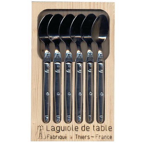 Coffret De 6 Cuillères à Café Laguiole Inox