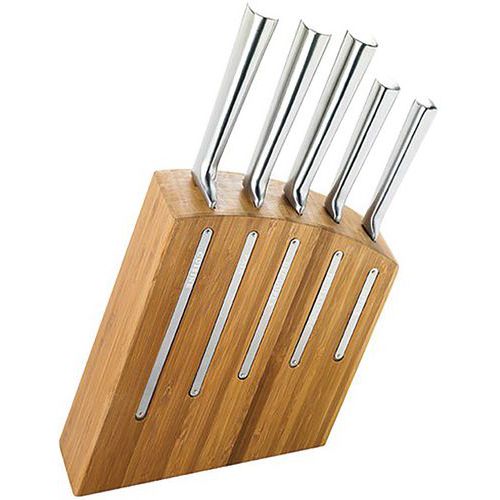Bloc Couteaux 5 Pièces Kimono Bambou
