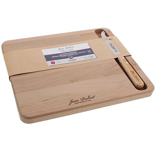 Plateau Fromage Bois 30x25cm + Couteau