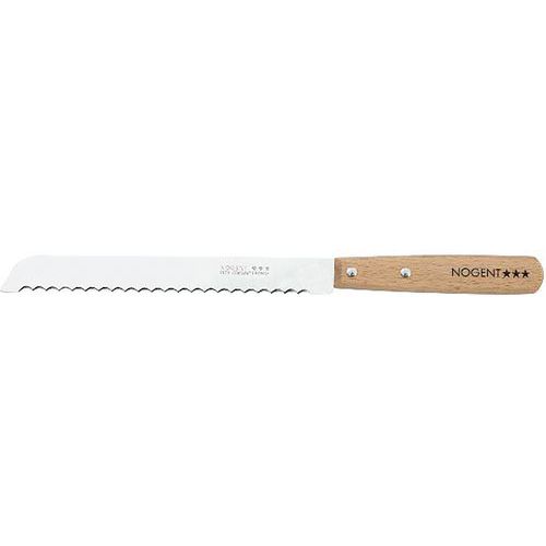 Couteau À Pain 19 Cm Manche En Hêtre Lame Crantée