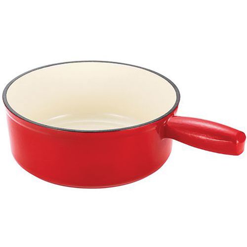 Poêlon 20cm 2 Personnes Fonte Ã‰maillée Rouge