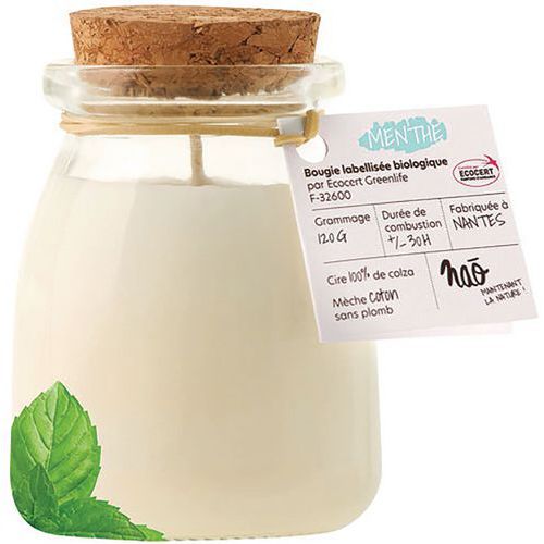 Bougie Bio Nao 120gr Menthe