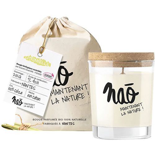Bougie Bio Nao 200gr Citronnelle