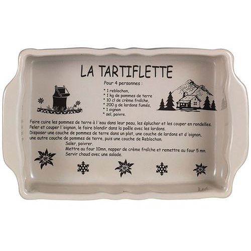 Plat Ceramique Rectangulaire 21 X 12.5 Cm Taupe