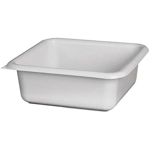 Cuvette Carrée 20cm 1.5l Gris Moucheté