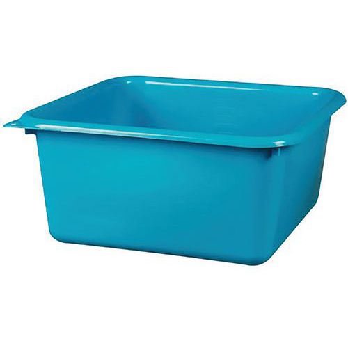 Cuvette Carrée Ø38cm 15l Bleu Green Line