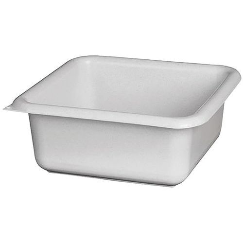 Cuvette Carrée 29cm 6.5l Gris Pa.