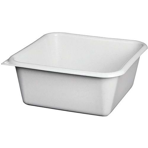 Cuvette Carrée 32cm 9.5l Gris Moucheté